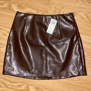 Leather Skirt